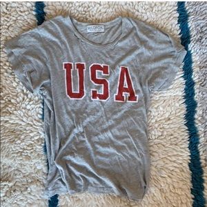 Distressed USA top